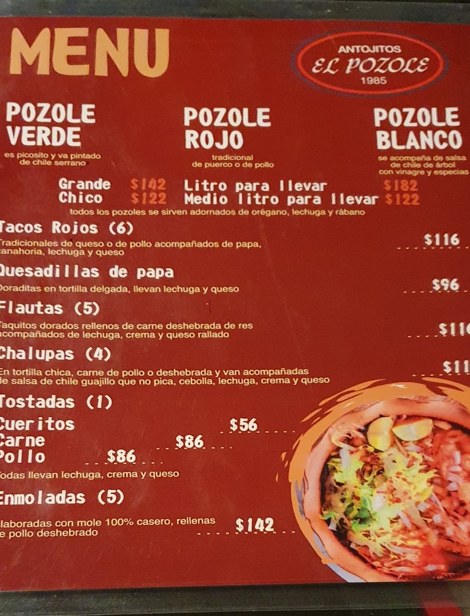 Antojitos El Pozole Menu - Image 5
